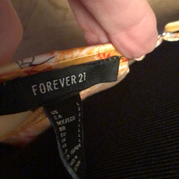 Forever 21 multicolored knee-length slip dress - Picture 2 of 12